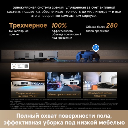 Робот-пылесос Dreame Vacuum Robot X60 Ultra Complete White