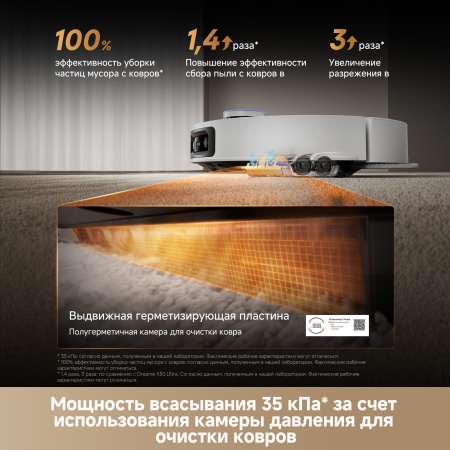 Робот-пылесос Dreame Vacuum Robot X60 Ultra Complete White
