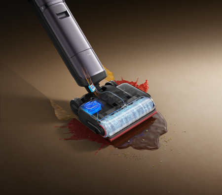 Беспроводной вертикальный пылесос Dreame Vacuum Wet and Dry H16 Pro Steam